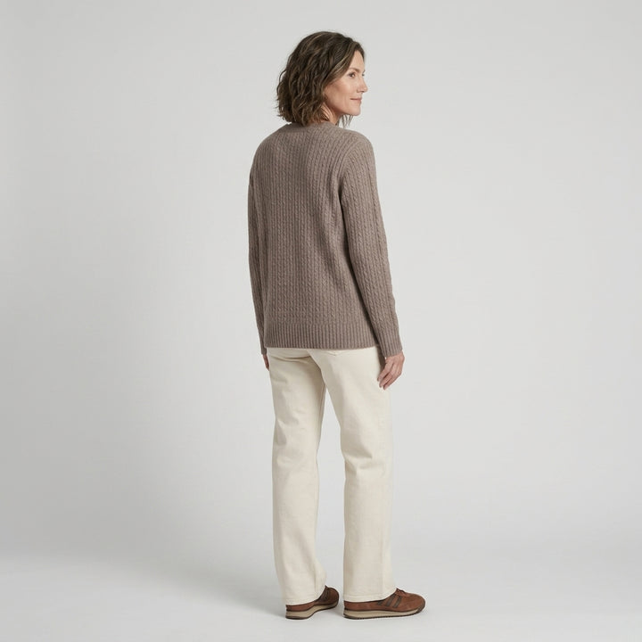 Lind LiLeah Knit Pullover 1300 Taupe