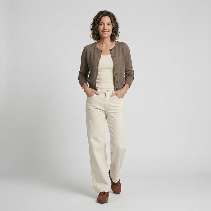 Lind LiLivia Knit Cardigan 1300 Taupe