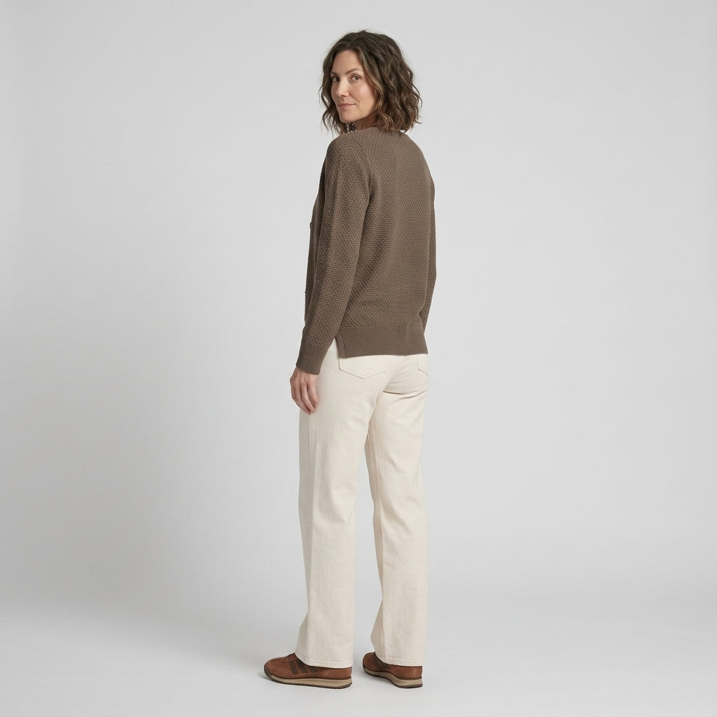Lind LiLivia Knit Cardigan 1300 Taupe