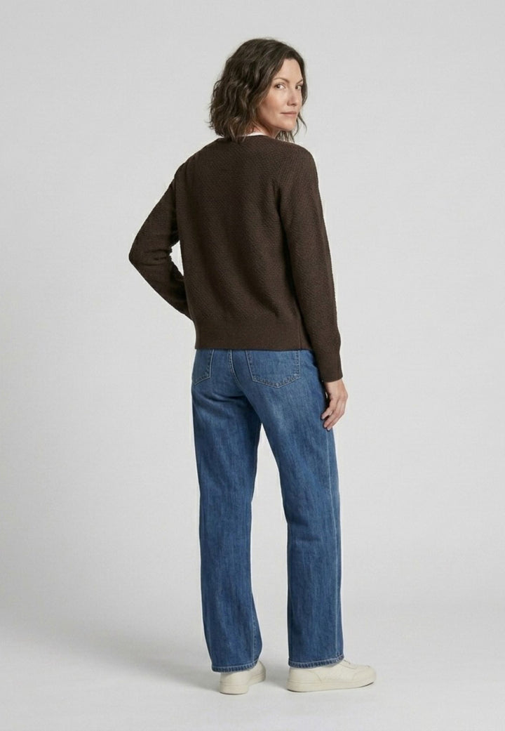Lind LiLivia Knit Cardigan 1500 BROWN