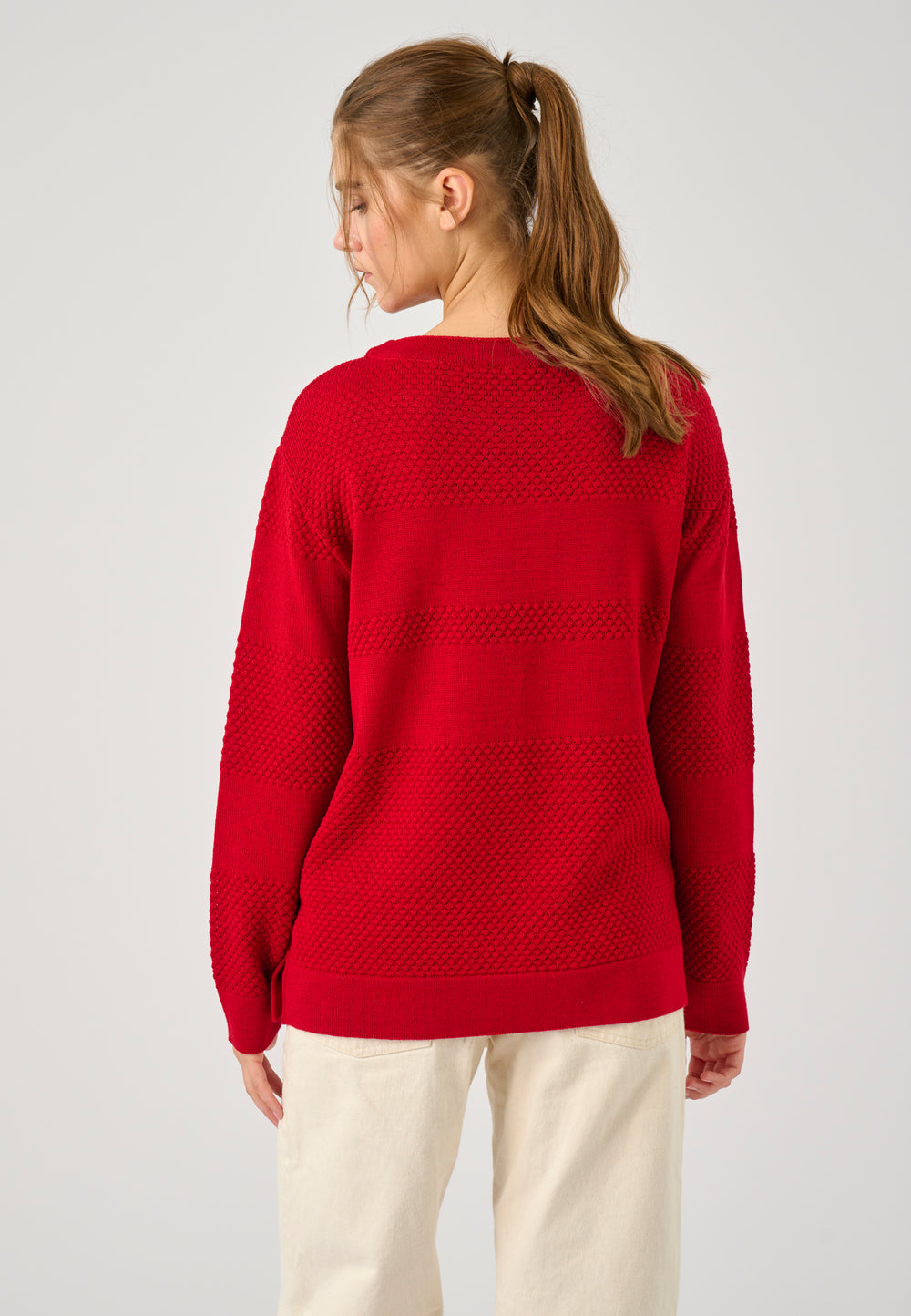 Lind LiMarcella Knit Pullover 2510 Norwegian red