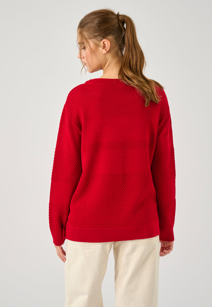 Lind LiMarcella Knit Pullover 2510 Norwegian red
