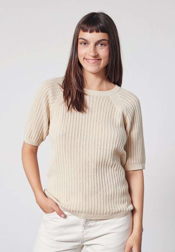 Lind LiMatti Knit Pullover 1000 OFF WHITE