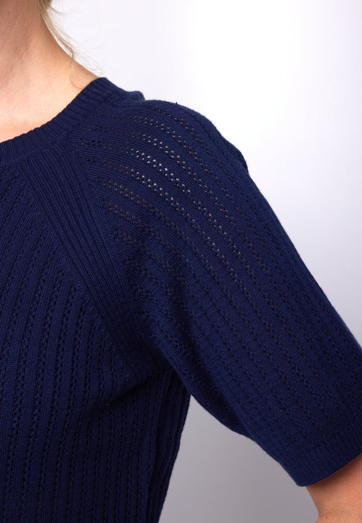 Lind LiMatti Knit Pullover 5999 NAVY BLUE