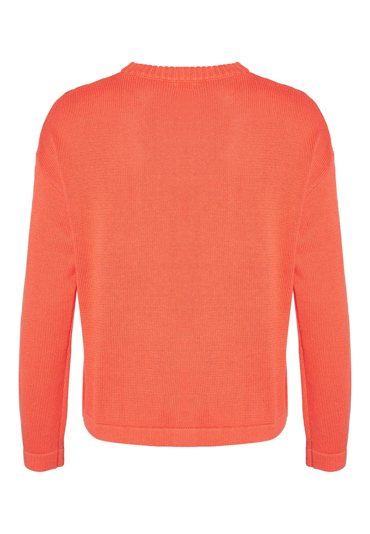 Lind LiMaxime Knit Pullover 8501 Spring Orange
