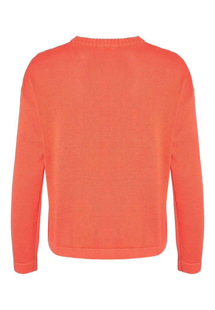 Lind LiMaxime Knit Pullover 8501 Spring Orange