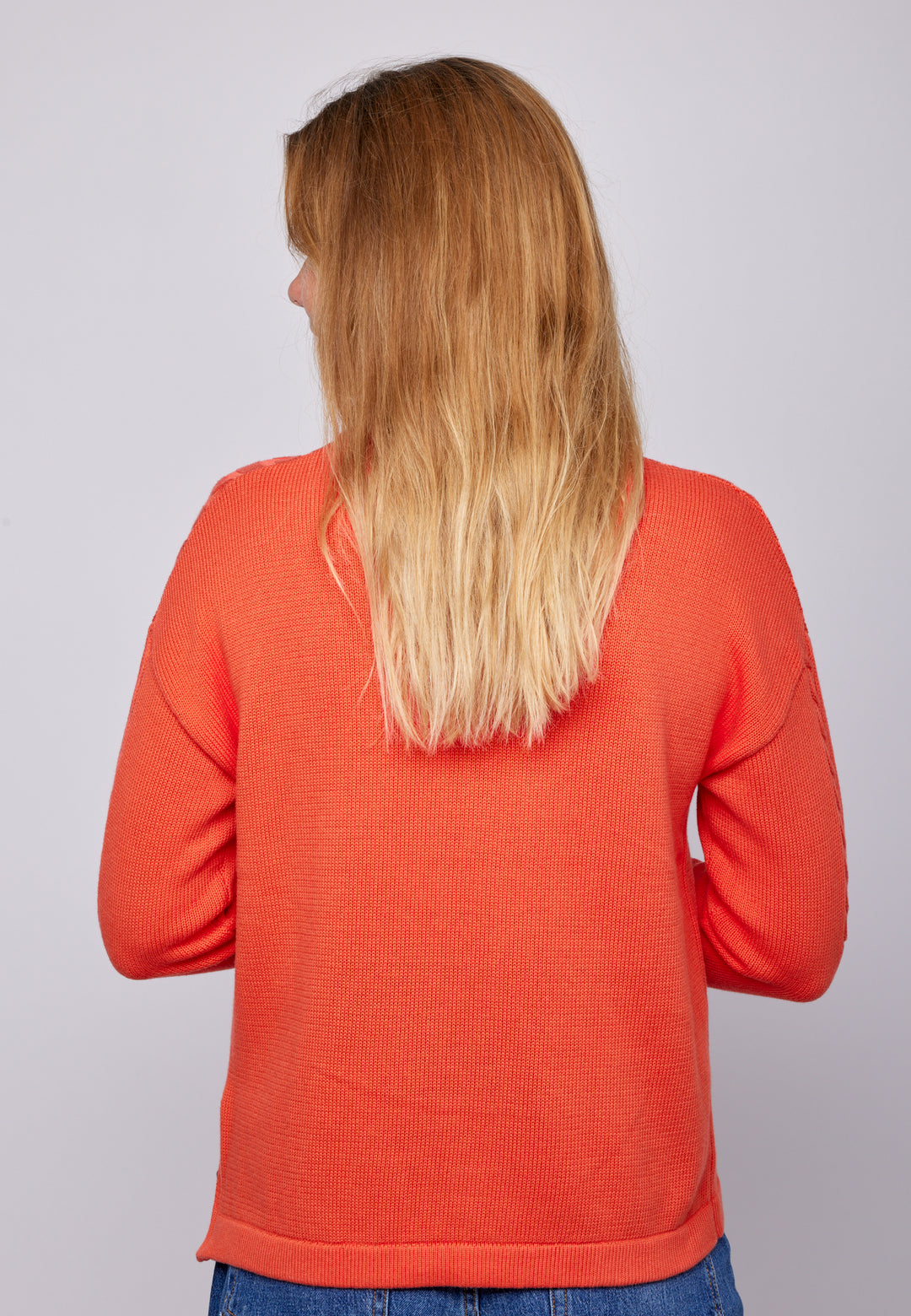 Lind LiMaxime Knit Pullover 8501 Spring Orange