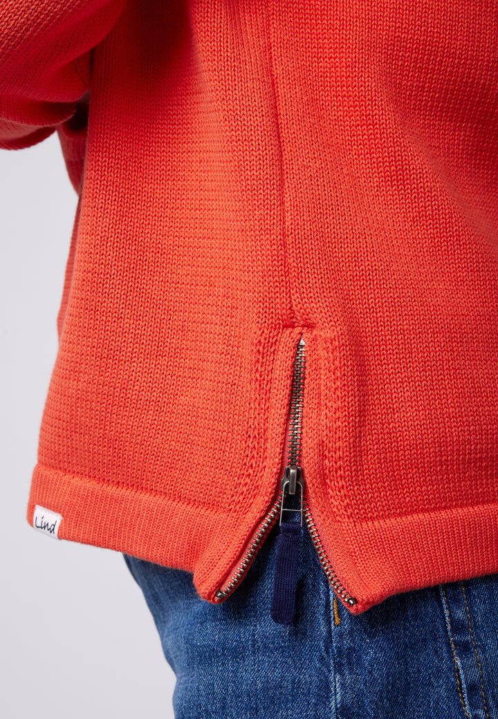 Lind LiMaxime Knit Pullover 8501 Spring Orange