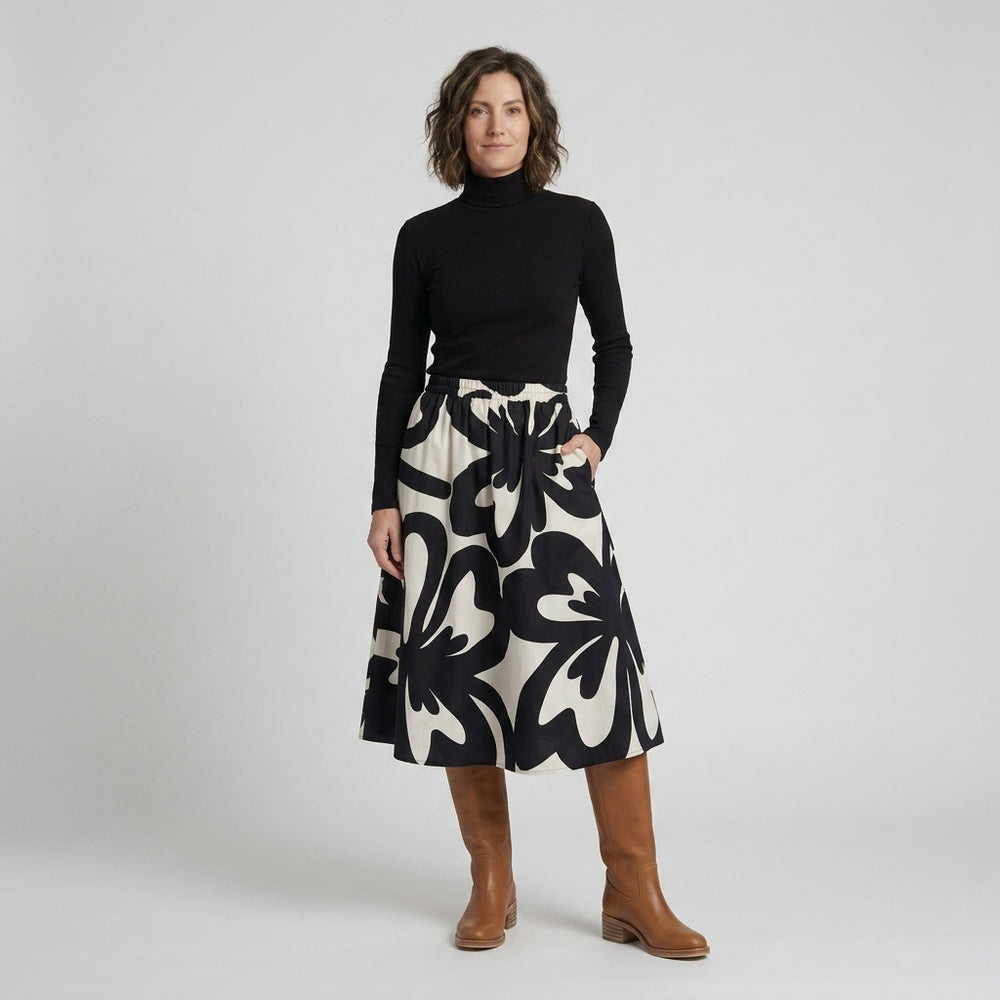Lind LiMona Nederdele 9999 BLACK