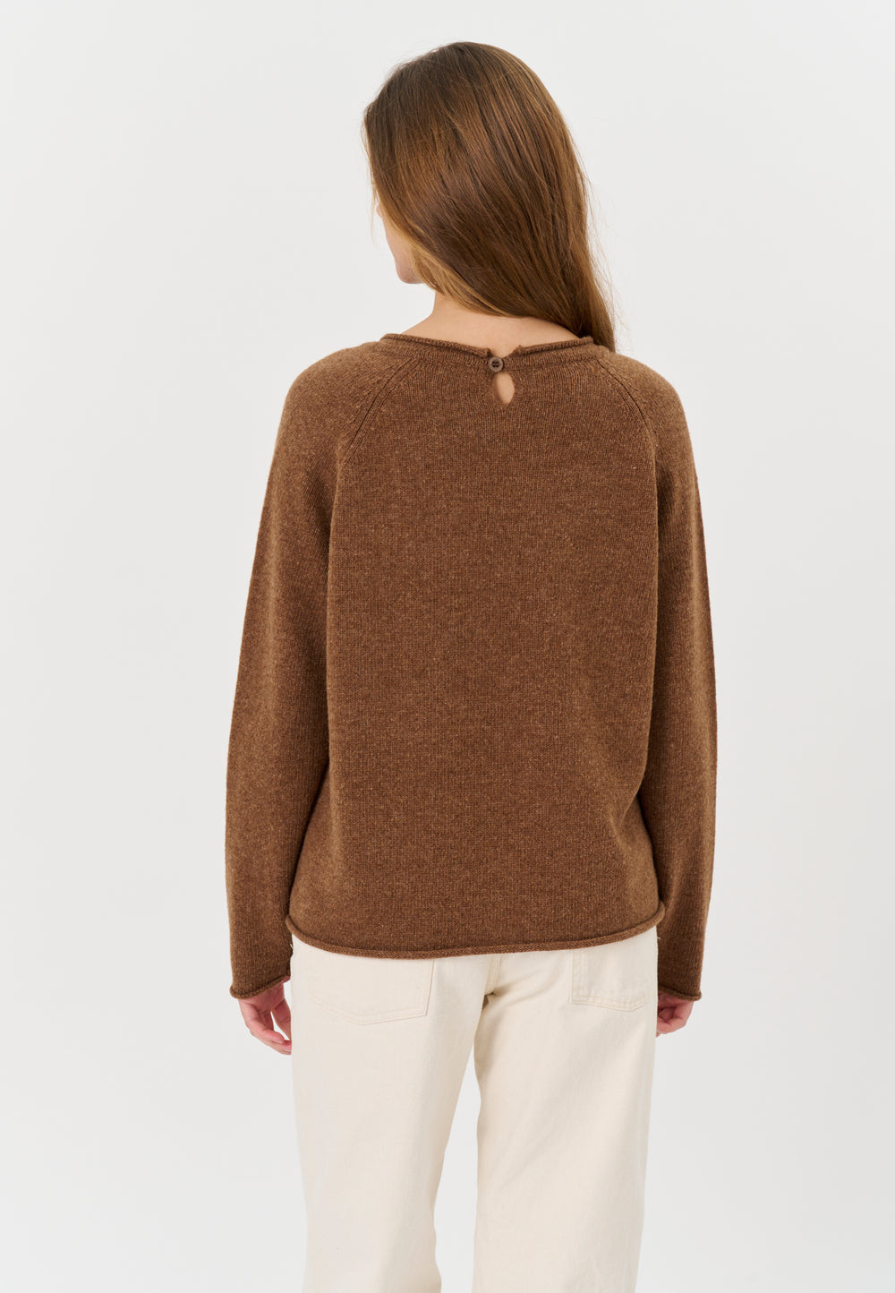 Lind LiMorgan Knit Pullover 1655 brown melange