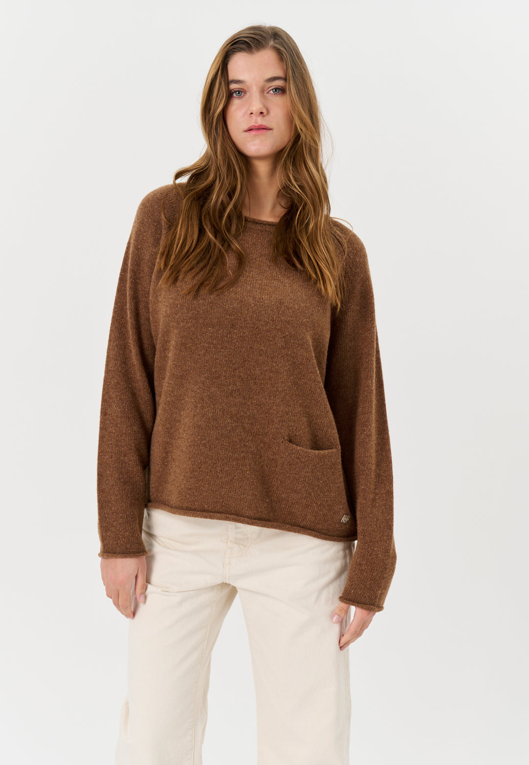 Lind LiMorgan Knit Pullover 1655 brown melange