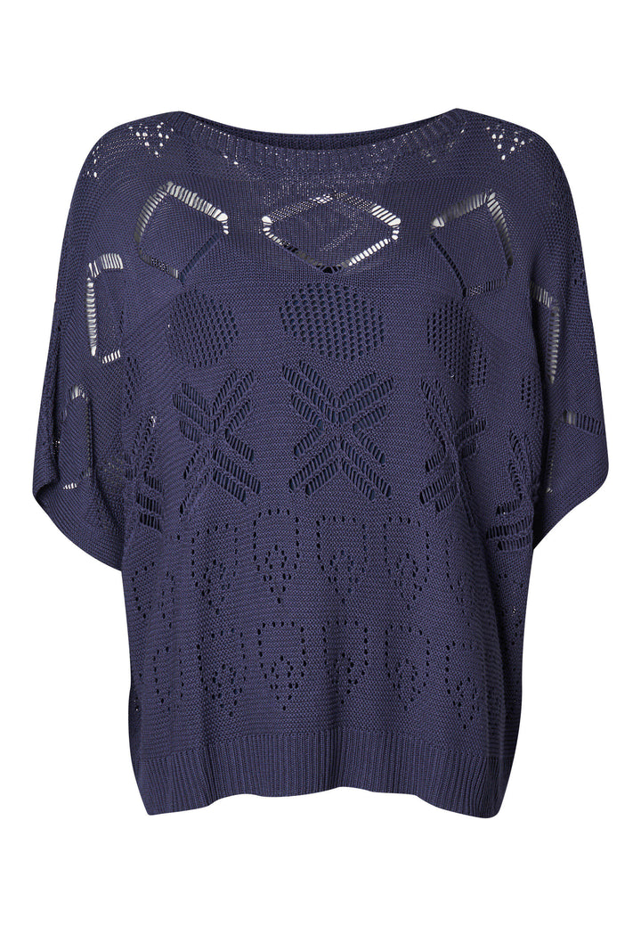 Lind LiNel Knit Pullover 5999 NAVY BLUE