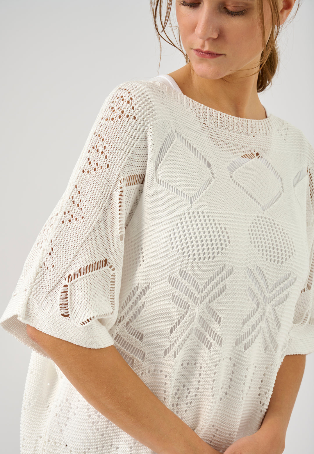 Lind LiNel Knit Pullover 9000 WHITE