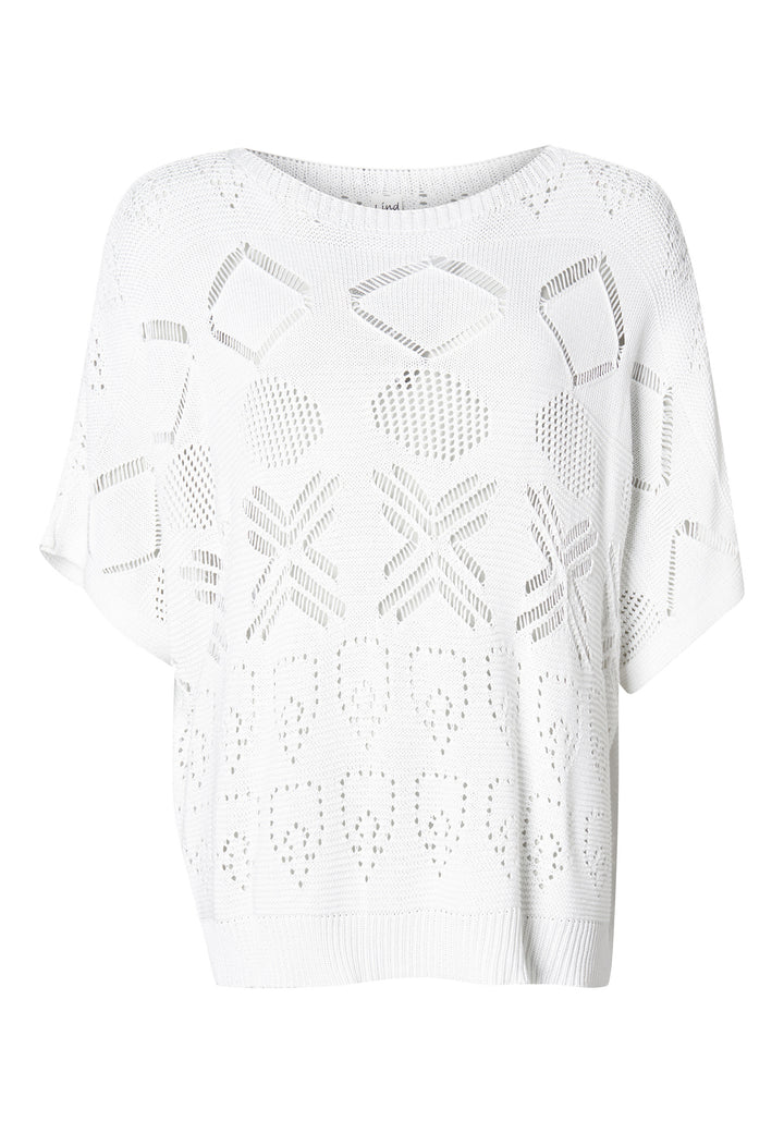 Lind LiNel Knit Pullover 9000 WHITE