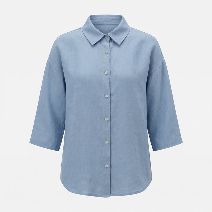 Lind LiNille Bluser 5001 DENIM LIGHT BLUE