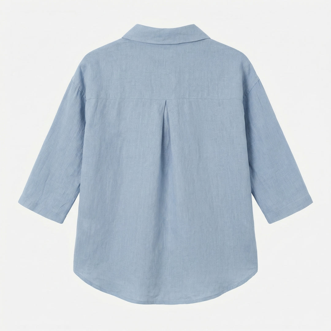 Lind LiNille Bluser 5001 DENIM LIGHT BLUE