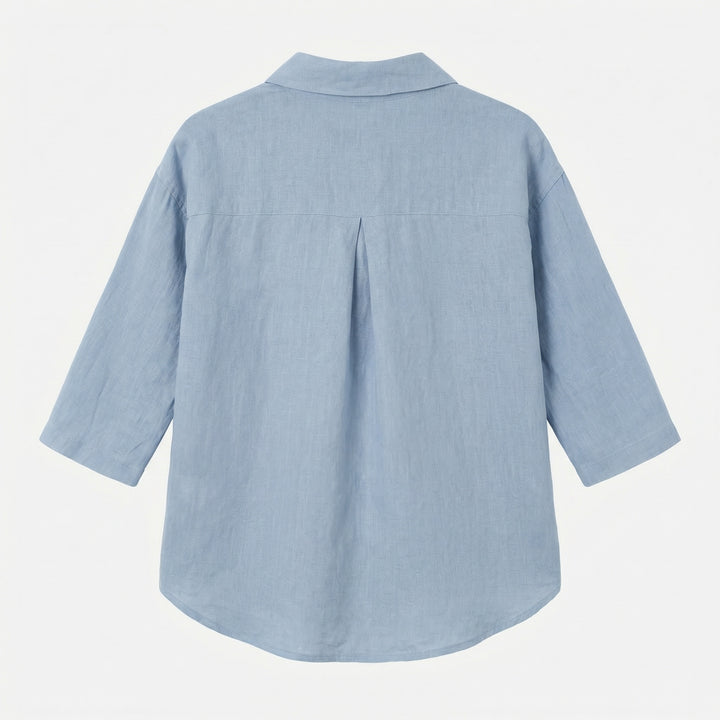 Lind LiNille Bluser 5001 DENIM LIGHT BLUE
