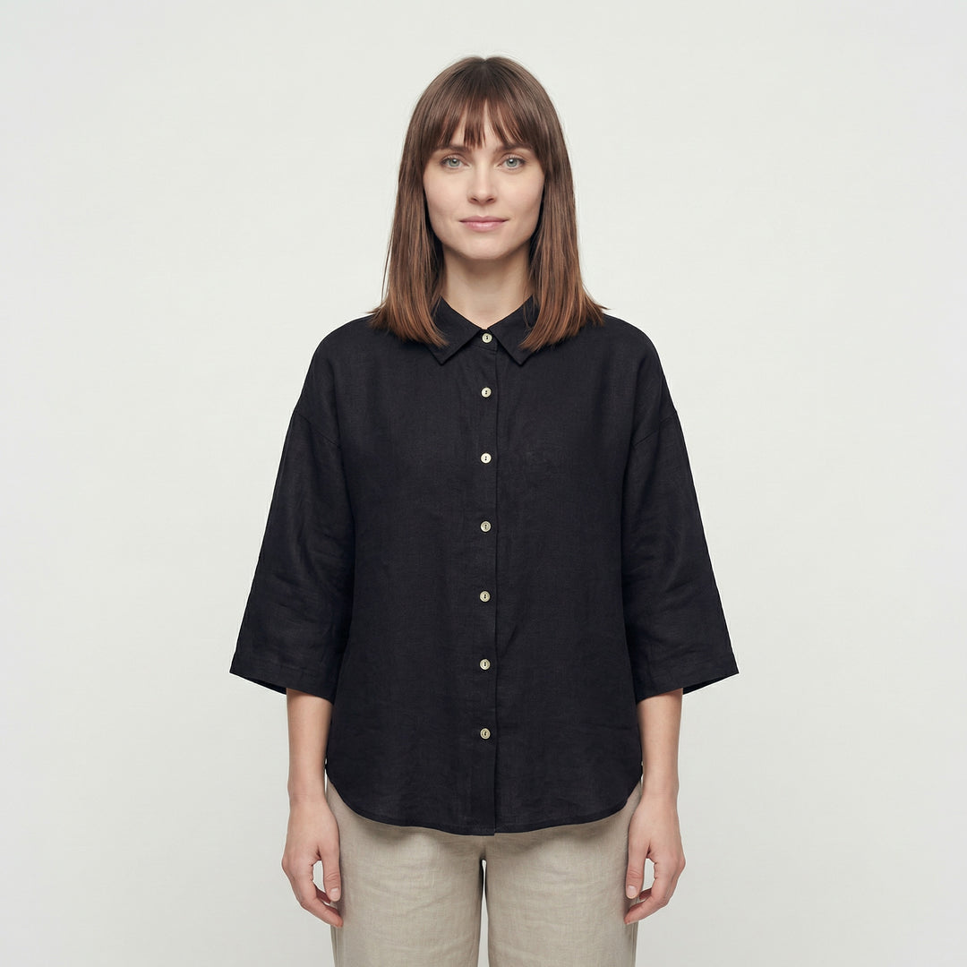 Lind LiNille Bluser 5599 Navy Blue