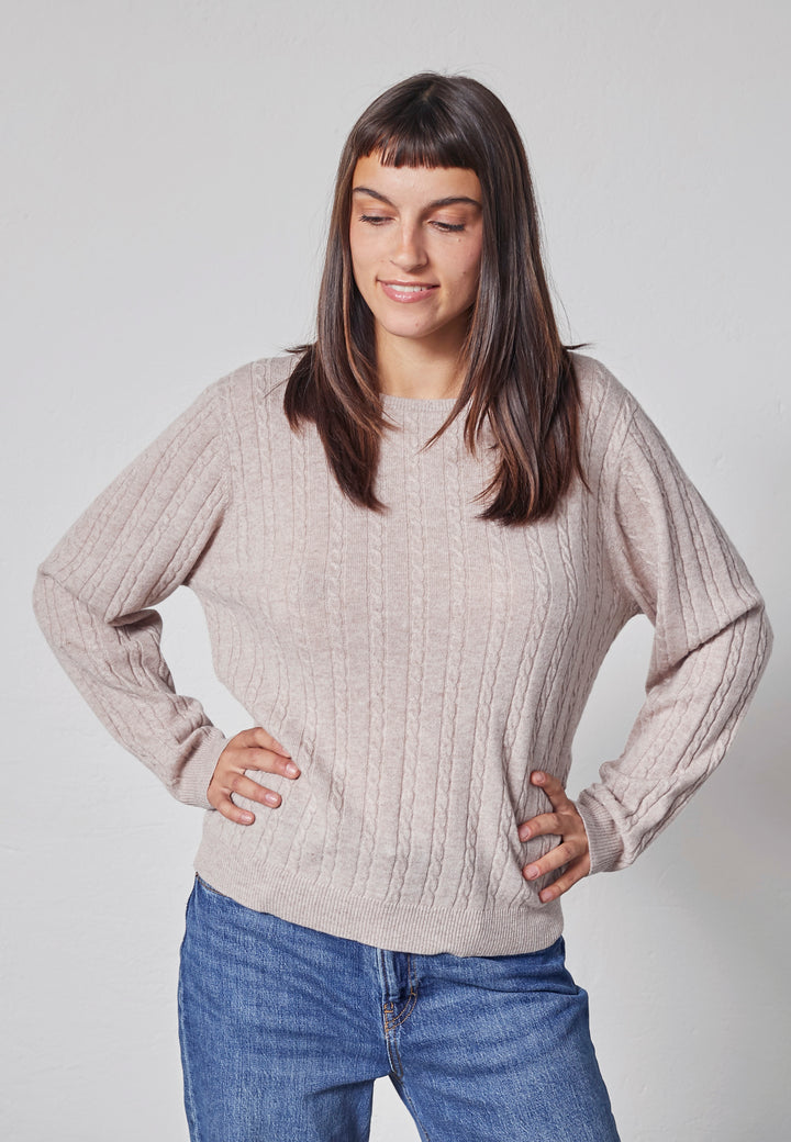 Lind LiSibyl Knit Pullover 1210 creme melange