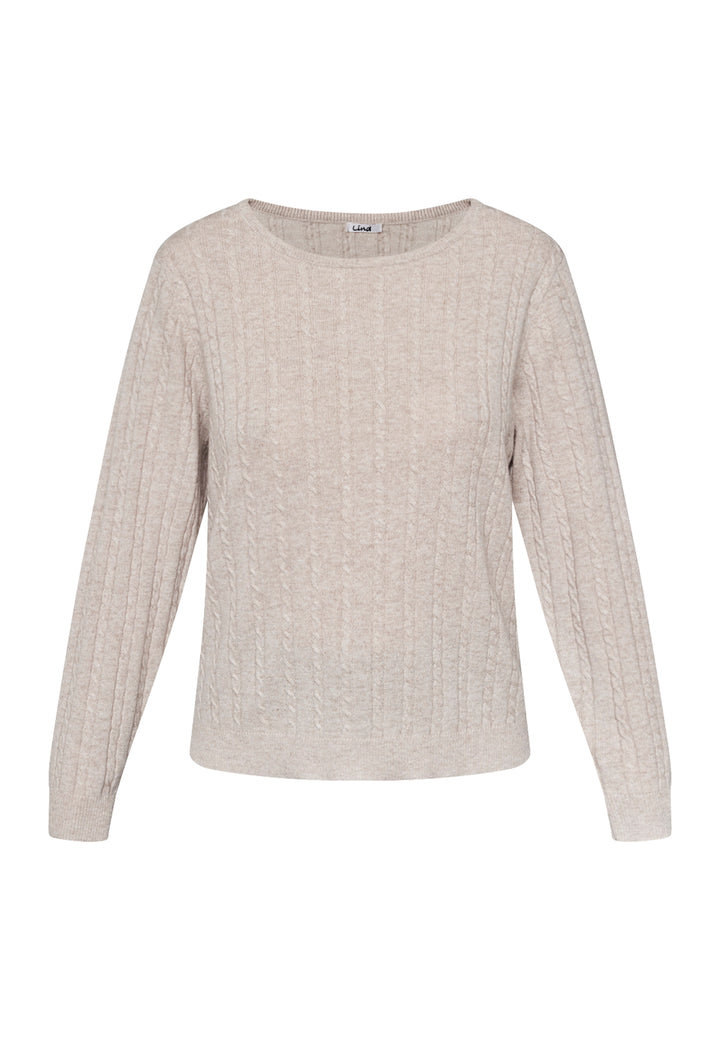 Lind LiSibyl Knit Pullover 1210 creme melange