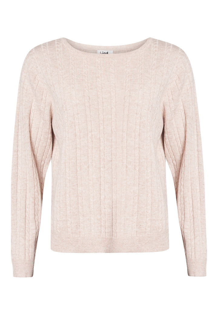 Lind LiSibyl Knit Pullover 1210 creme melange