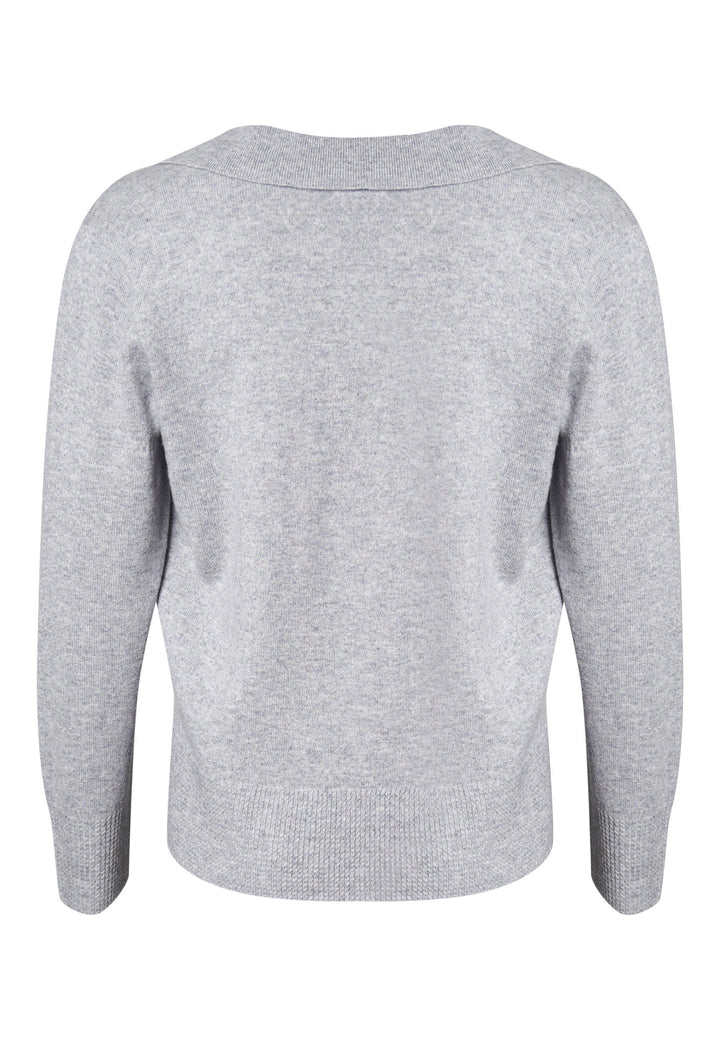 Lind LiSif Knit Pullover 9450 LIGHT GREY MELANGE