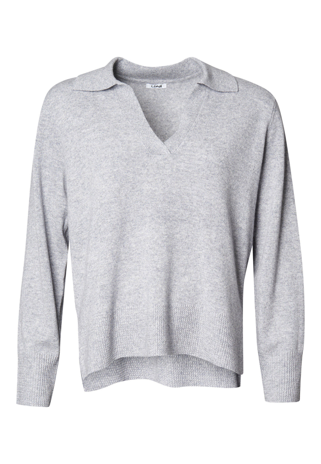 Lind LiSif Knit Pullover 9450 LIGHT GREY MELANGE