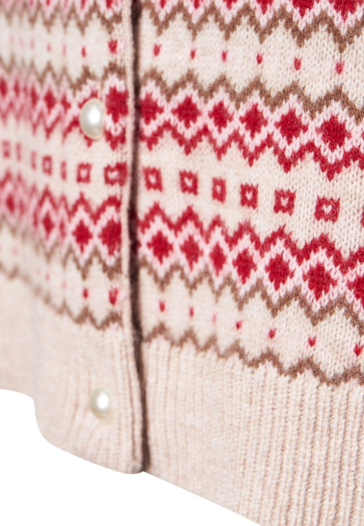 Lind LiSille Knit Cardigan 2510 Norwegian red