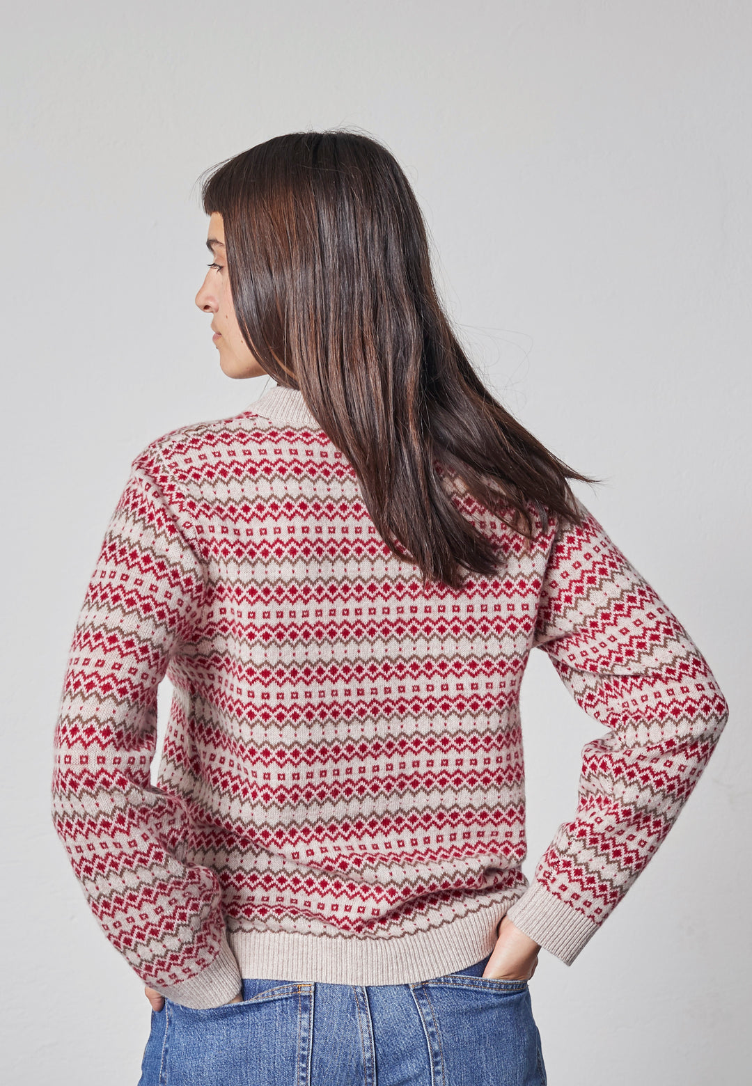 Lind LiSille Knit Cardigan 2510 Norwegian red