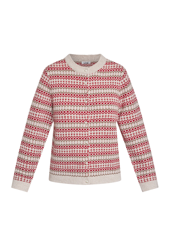 Lind LiSille Knit Cardigan 2510 Norwegian red