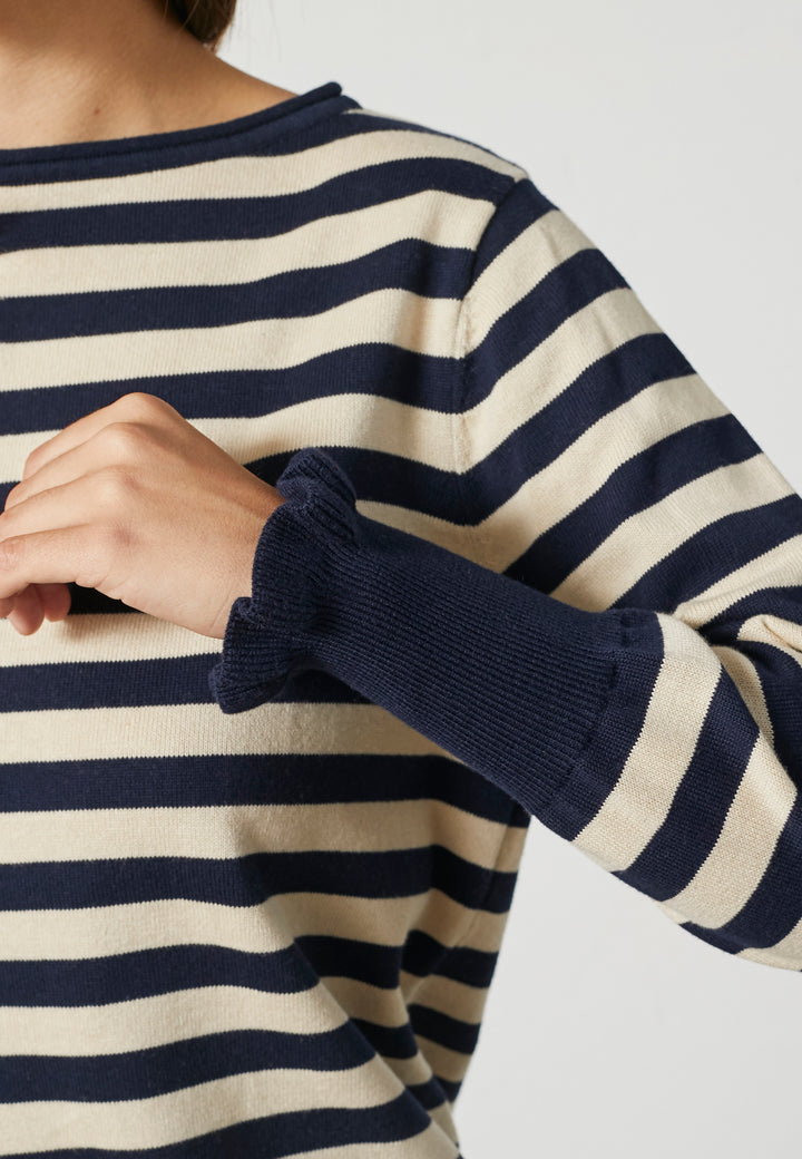 Lind LiStine Knit Pullover 5999 NAVY BLUE