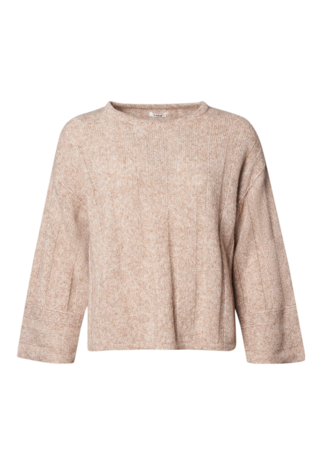 Lind LiZoya Knit Pullover 1321 light brown melange