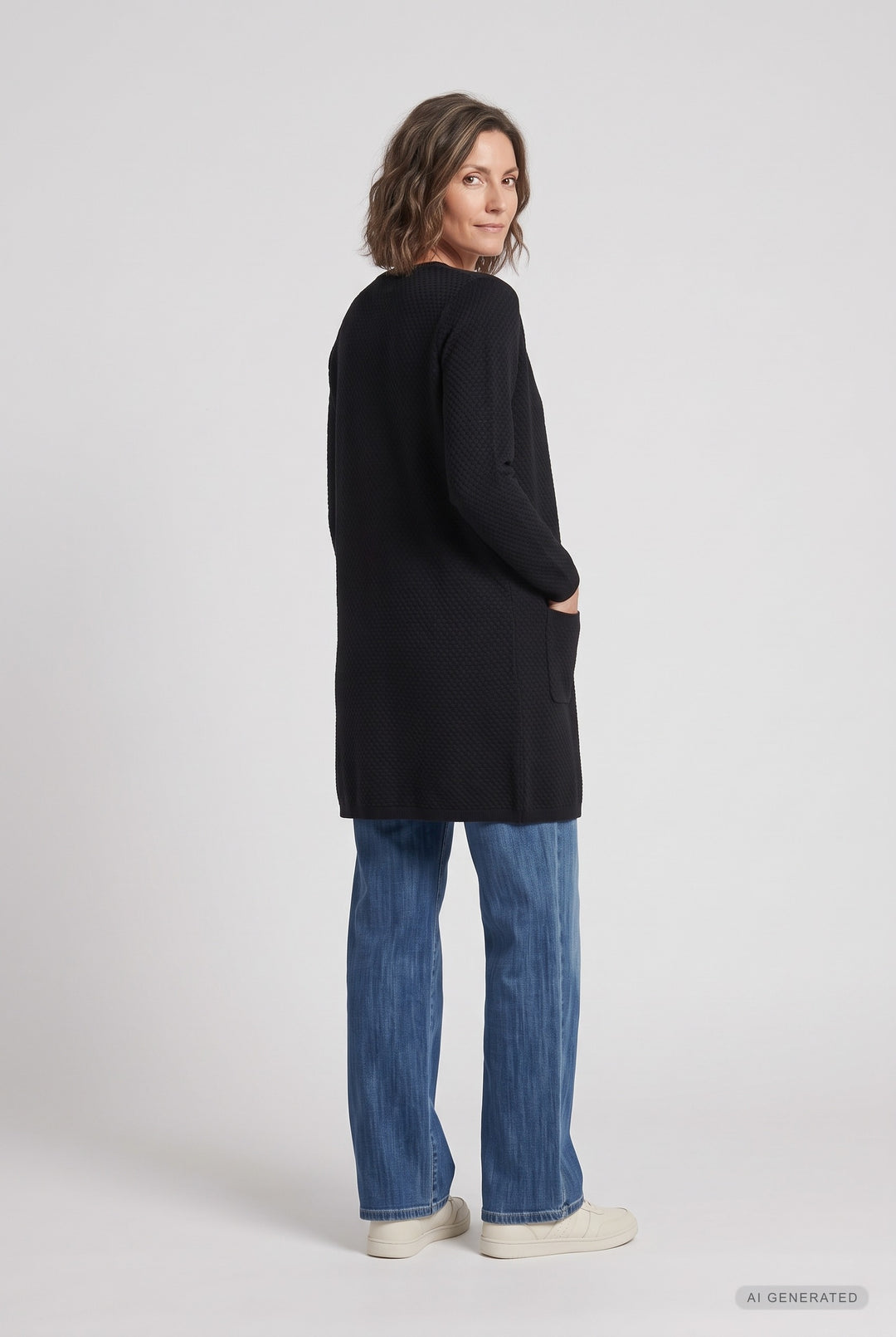 Lind Marie Knit Cardigan 110 Vanta Black
