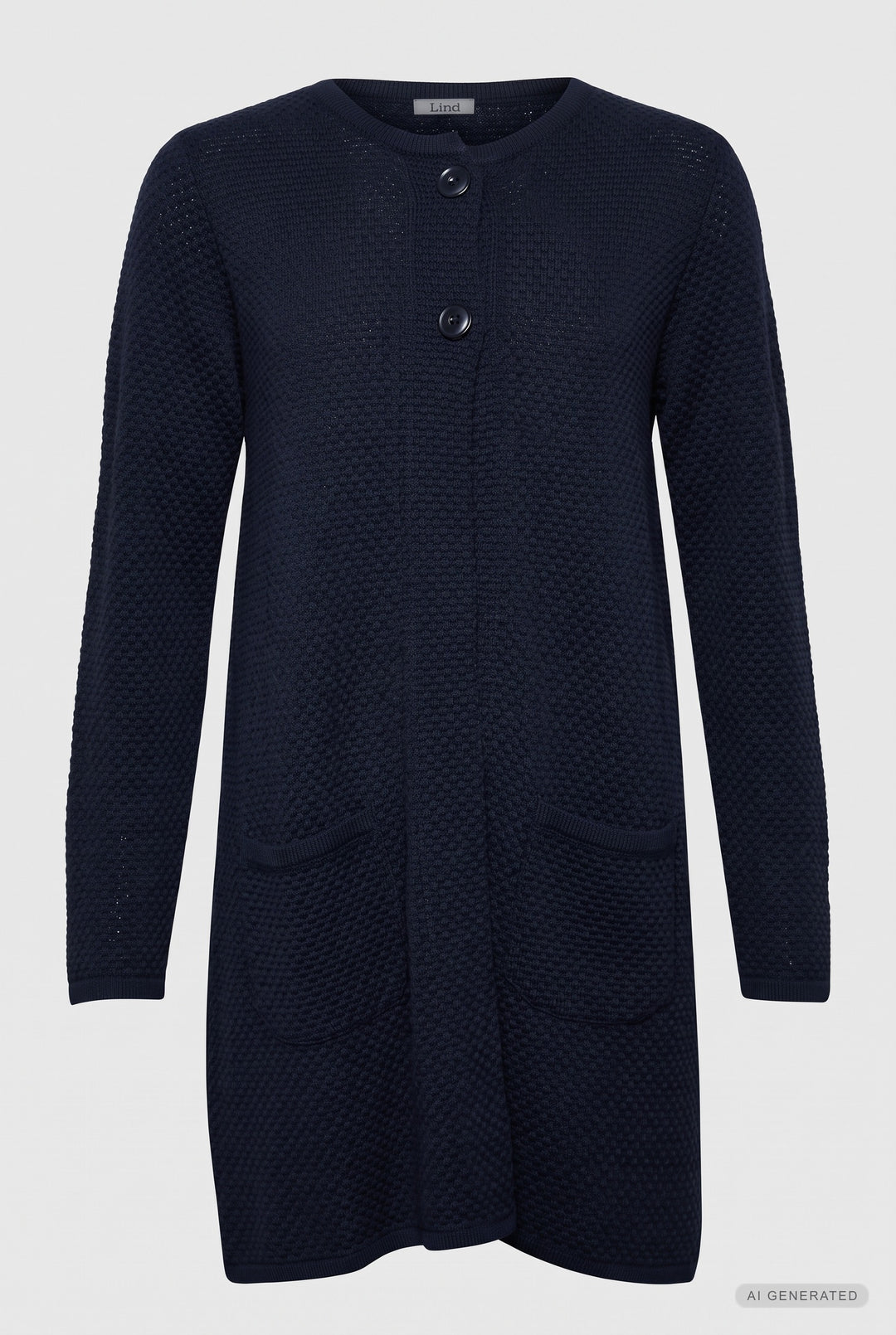 Lind Marie Knit Cardigan 611 Palco-navy