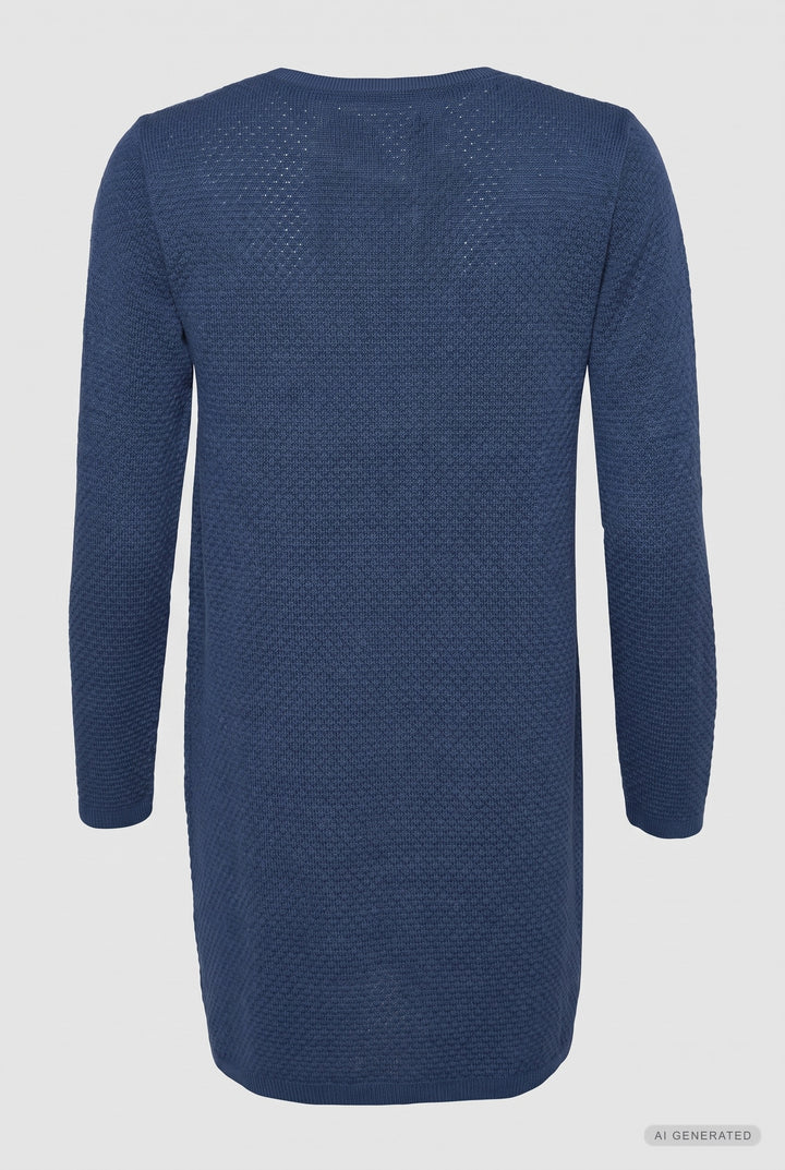 Lind Marie Knit Cardigan 706 Bagar blue melange