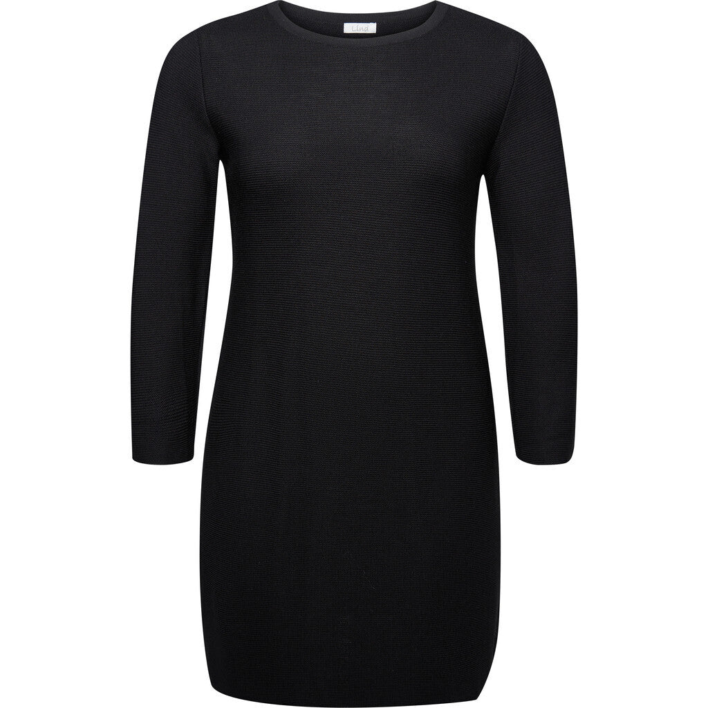 Lind Mia Knit Dress 110 Vanta Black