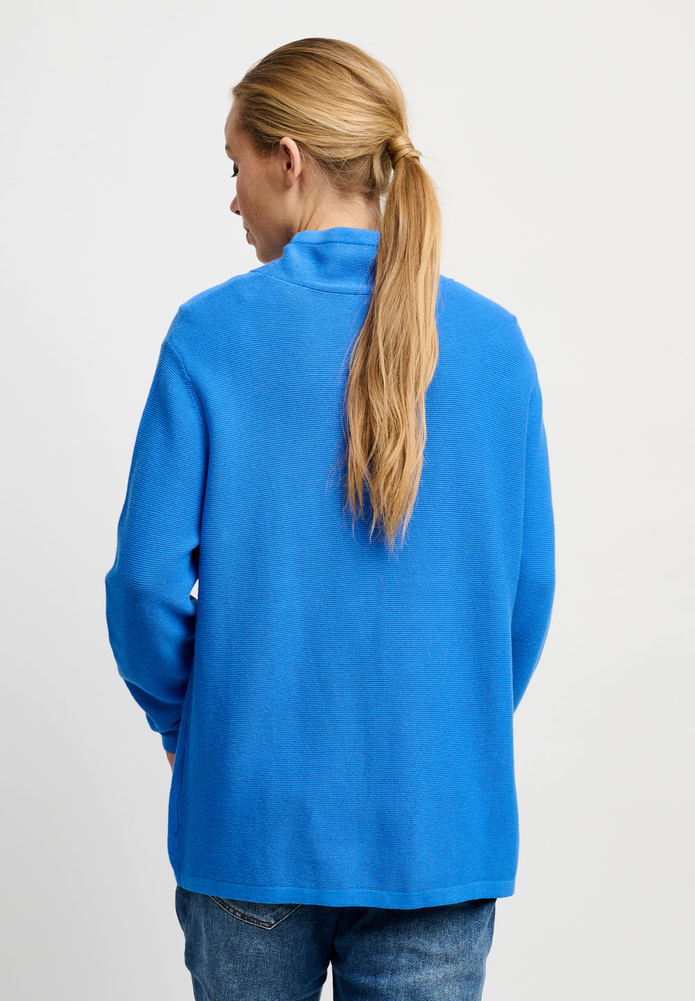 Lind Ellen Knit Pullover 141 Ocean Blue
