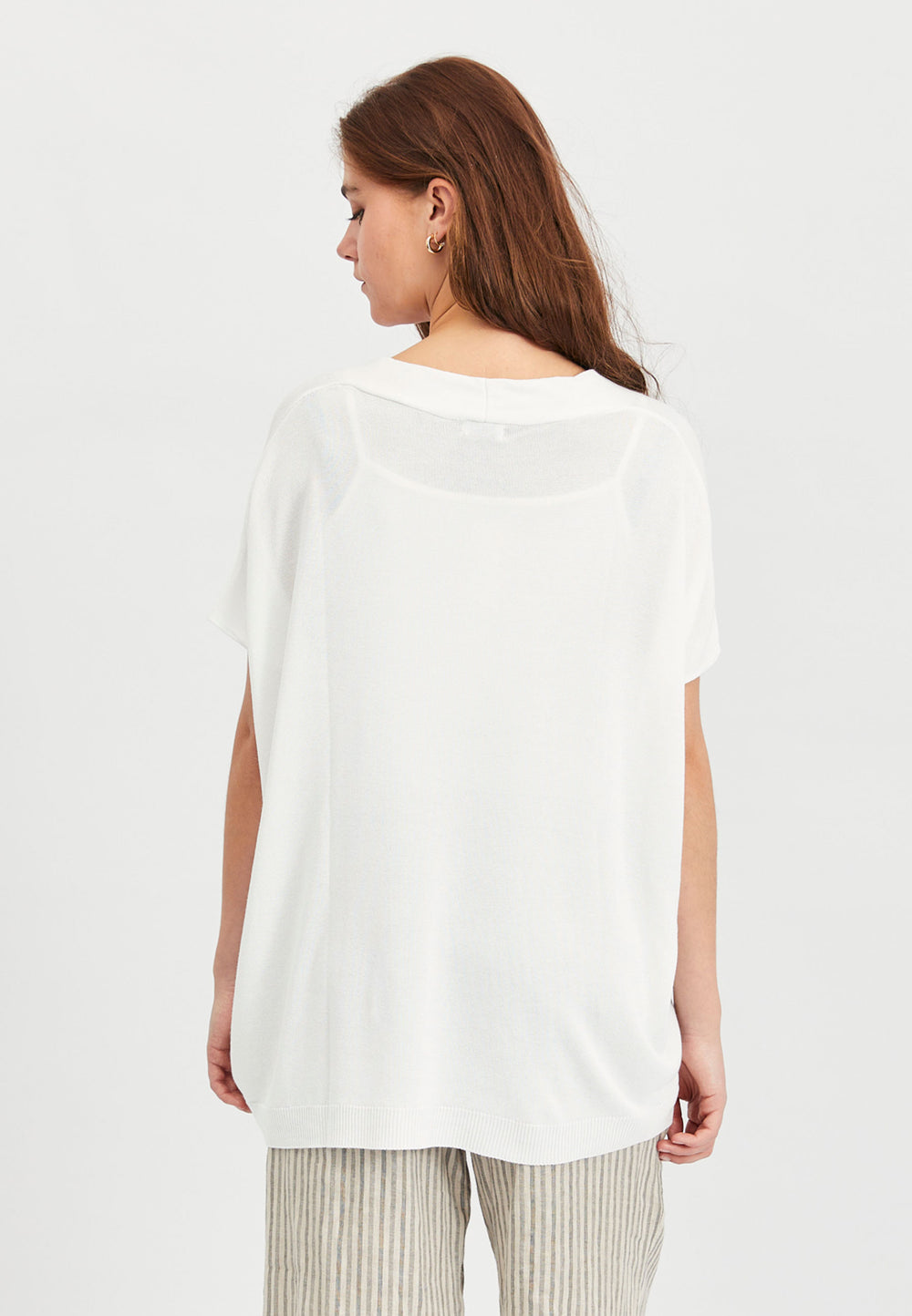 Lind LiCamilla Knit Pullover 0122 Bianco