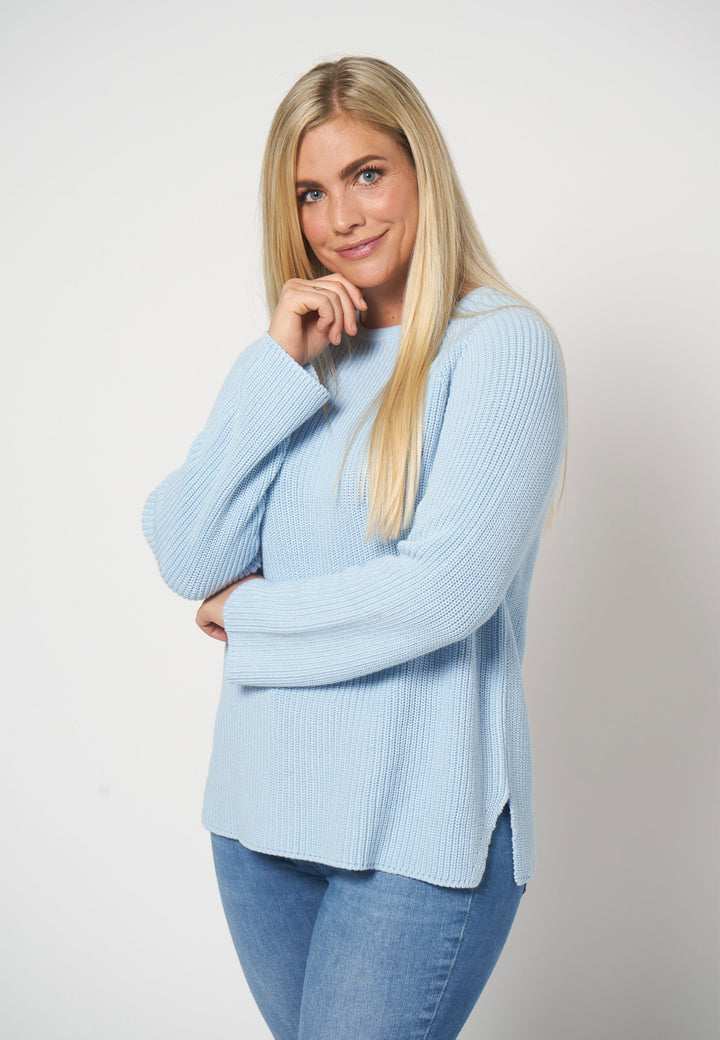 Lind Malene Knit Pullover 020 Light Blue