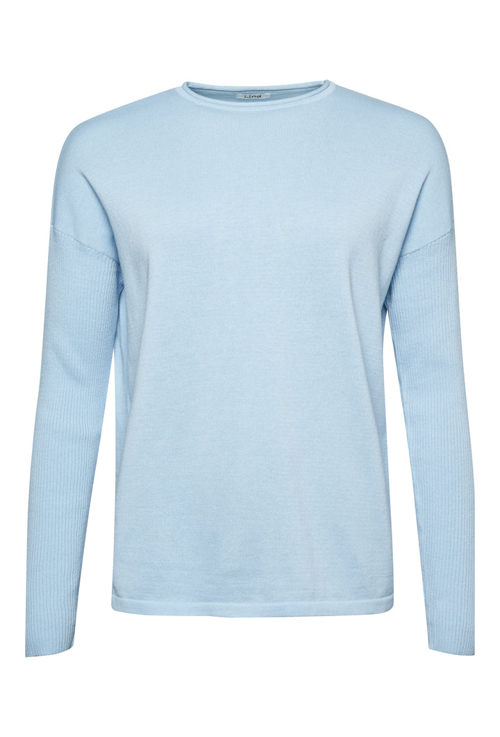 Lind Mist Knit Pullover 020 Light Blue