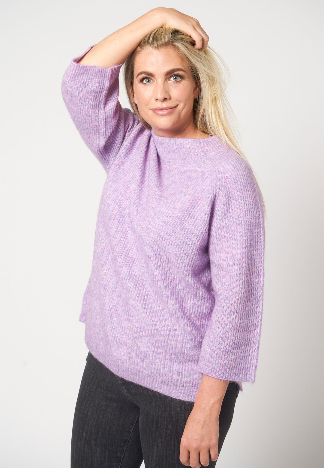 Lind Nelly Knit Pullover 1215 Lavendel