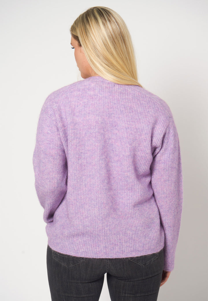 Lind Noel Knit Cardigan 1215 Lavendel